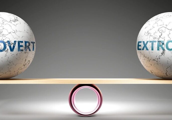 A pair of balls on top of a balance beam.